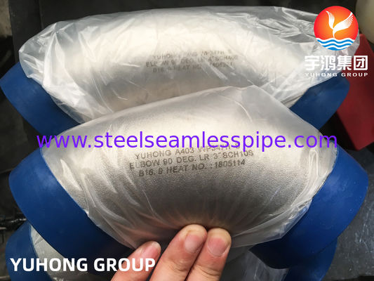 Coudé 90° rayon long à souder bout à bout ASTM A403 WP347H-S pour tuyauterie de procédé à haute température