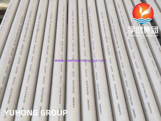 Pipe sans soudure en acier inoxydable ASTM A312 TP304L pour les aliments et les boissons