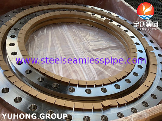 ASTM A240 alliage 904L / UNS N08904 AWWA C207 Flange de type anneau pour le service des travaux d'eau