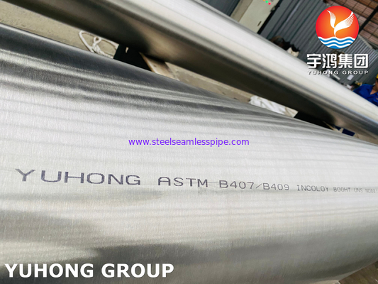 Tuyau sans couture en alliage de nickel ASTM B407/ B163 UNS NO8800 UNS NO8810 UNS NO8811