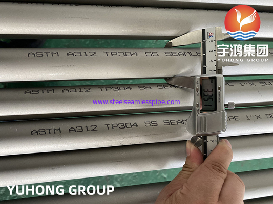 Pipe sans soudure en acier inoxydable ASTM A312 TP304, Utilisation du pétrole et du gaz