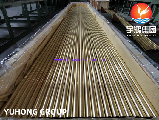 Tubes sans soudure en alliage de cuivre et d'acier ASME SB111 UNS C68700
