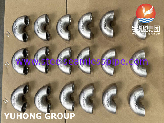 Coude 180° LR Hastelloy C22 / N06022 | Raccord de soudage bout à bout en alliage de nickel ASTM B366 pour service corrosif