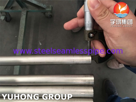 Tube en acier allié de titane ASME SB338 Grade 7 pour condenseur de chaudière