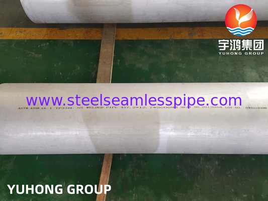 ASTM A358 CL1 TP316L Pipe soudée en acier inoxydable pour service à haute température