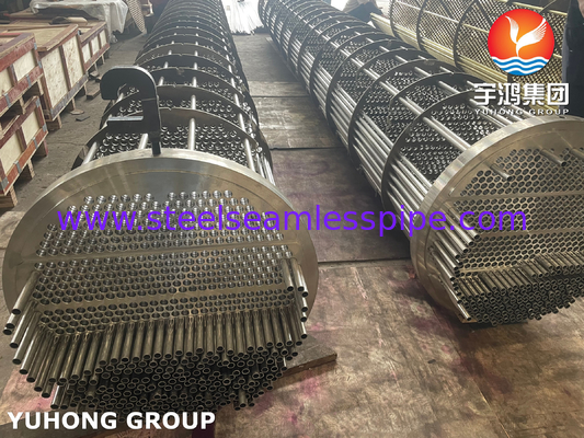 ASME Sec VIII U Stamp Faisceau tubulaire en acier inoxydable TP316L résistant aux chlorures NACE MR0175​