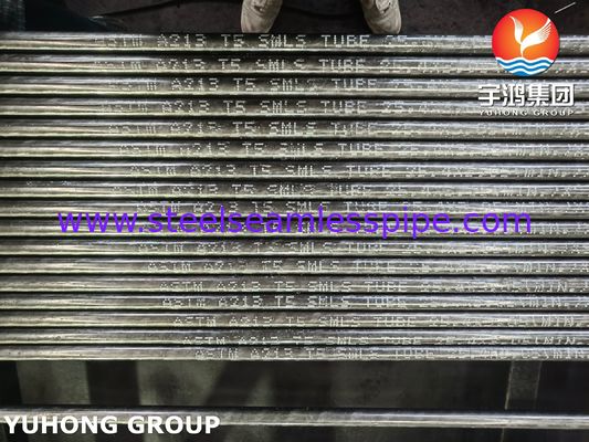 Tubes en acier allié ASTM A213 / ASME SA213 T5 pour l'application dans les échangeurs de chaleur de chaudière