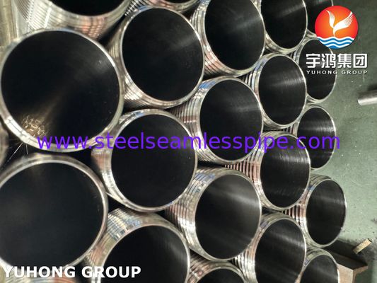 ASTM A270 TP304 Tubes en acier inoxydable sanitaires sans soudure avec extrémité extérieure du fil