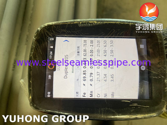 ASTM A790 / ASME SA789 S32205 Tubes sans soudure en acier duplex pour le pétrole et le gaz industriel