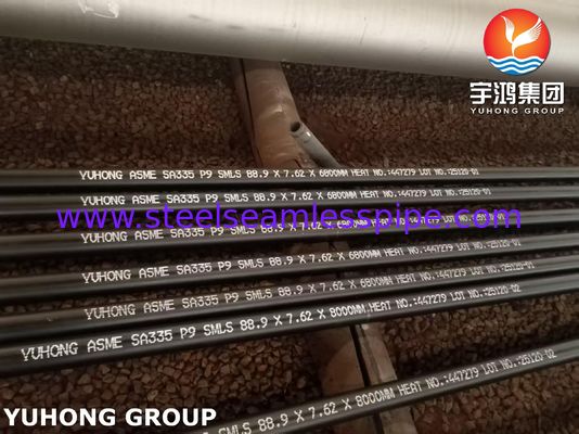 ASTM A335 P9 Alloy Steel Seamless Boiler Tube For Power Plant Oil Refinery Petrochemical