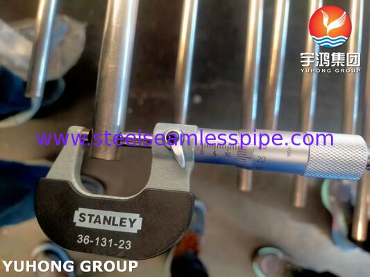 ASME SB163 N02201 SMLS Condensateur et tube d'échangeur de chaleur au nickel à faible teneur en carbone