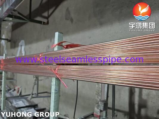 Tubes en acier soudé à double paroi en cuivre, BHG2 Bundy Tube pour les lignes de freinage automobile