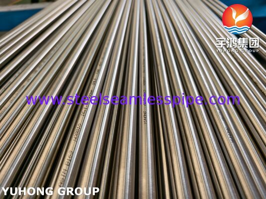 ASTM B163 UNS N08810 Incoloy 800H Tube en alliage de nickel brillant recuit sans soudure pour condensateur
