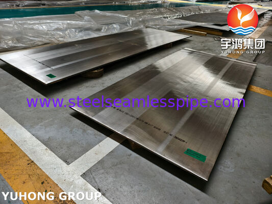 ASTM B127 Monel 400 + ASTM A516 Gr.60 Plaque d'acier plaquée sous pression pour revêtement explosif