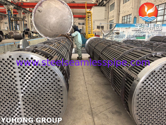 En acier au carbone et en acier au carbone, le groupe de tubes échangeurs de chaleur avec matériau ASME SA179 et feuille de tubes ASME SA266 Gr.2 pour les applications de la norme TEMA