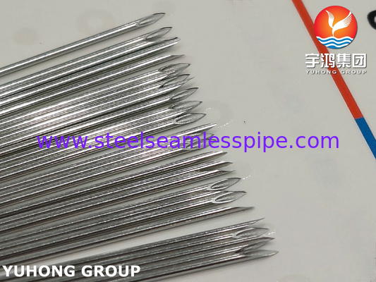 Tubes d'aiguille d'injection en acier inoxydable médical pour hypodermique ISO9626 SUS304