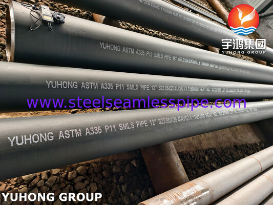 ASTM A335 / ASME SA335 P11 Pipe en acier allié sans soudure pour four hydrocraquage