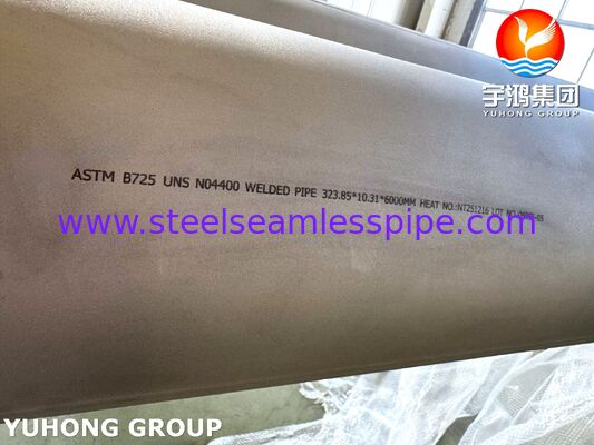 ASTM B725 Monel 400 Alliage de nickel tube soudé avec résistance à la corrosion et dimensions personnalisées