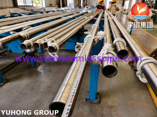 ASTM B464 UNS N08020 / 2.4660 / Alliage20 Tube Soudé en Alliage de Nickel Pour l'Industrie Pétrochimique