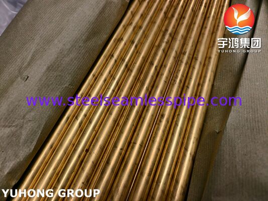 Tubes sans soudure en laiton d'aluminium pour échangeur de chaleur et condenseur ASTM B111 C68700