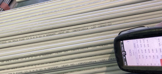 L'ABS de tuyau sans couture d'acier inoxydable d'Asme Sa312 Tp304l a délivré un certificat