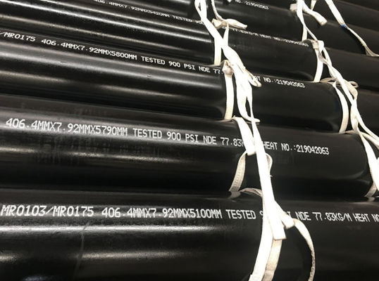 Tuyau d'acier noir sans couture d'ASTM A106 gr. B A53 GR.B