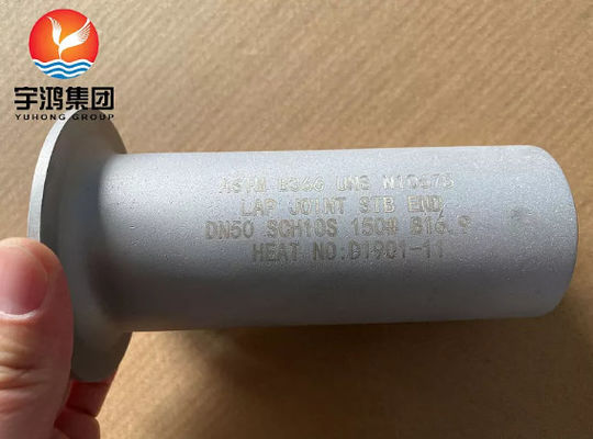 Montage d'ASTM B622 Hastelloy B3/UNS N10675 B16.9 Lap Joint Stub End Pipe