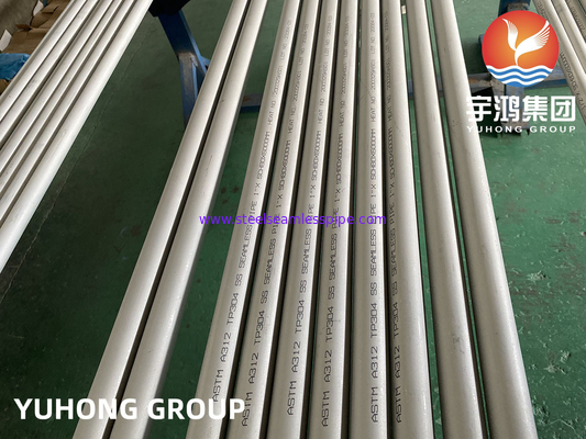 ASTM A312 TP304 a mariné le tuyau sans couture extérieur pinte d'acier inoxydable disponible