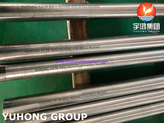 Le tuyau K500 UNS N04400/UNS N05500 d'alliage de nickel de l'alliage 400 de SB865 SB164 Monel a vieilli