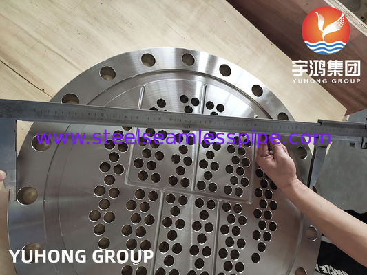 ASME SA182 F316L Tubesheet pour l'échangeur de chaleur
