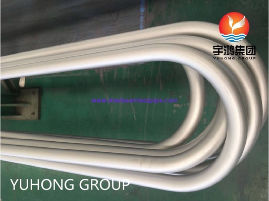 ASTM B444 UNS No6625/tube d'échangeur de chaleur d'alliage de nickel tube en U d'Inconel 625