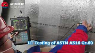 Test UT de la plaque ASTM A516 Gr.60